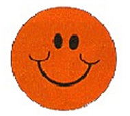 Stickers scented smiles orange