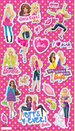 Barbie stickerfitti flat packs