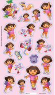Dora the explorer stickerfitti flat  packs
