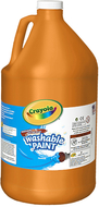 Washable paint gallon orange