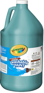 Washable paint gallon turquoise
