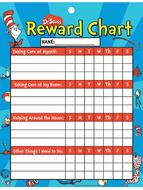 Chore chart cat in hat reward
