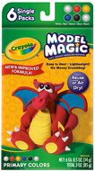 Crayola model magic 6 ct 0.5 oz  single pack primary colors