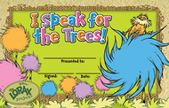 The lorax project i speak for the  trees recognition awards