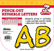 Peanuts deco letters yellow
