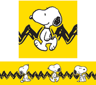 Peanuts yellow with snoopy deco  trim