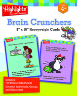 Highlights brain crunchers giant  activity cards
