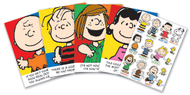Peanuts characters and motivational  phrases bb set