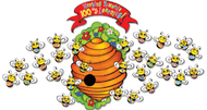 100 days of school beehive bb set