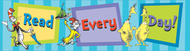 Cat in the hat read every day  banner