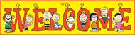 Peanuts welcome banner