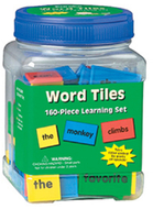 Word tiles parts of speech 160/pk  color coded