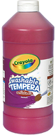 Artista ii tempera 32 oz red  washable paint