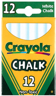 12 sticks - tuck box white chalk