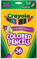 Crayola colored pencils 36ct asst