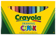 Crayola colored drawing chalk asst