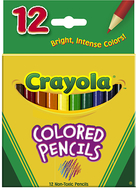 Colored pencils 12ct half length