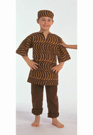 Ethnic costumes boys west african  shirt & hat