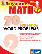 Singapore math level 2 gr 3 70 must  know word problems
