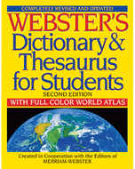 Websters dictionary & thesaurus for  students second edition
