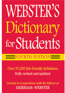 Websters dictionary for students