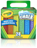 Crayola washable sidewalk chalk 24  ct