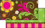 Hot chocolate double sided border