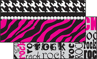 Rocker chic double sided border