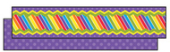 Multi color stripe ribbon runners