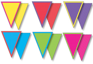 Brights pennants with pizzazz