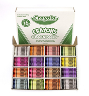 Crayola crayons classpacks 16 color  reg size 800 crayons
