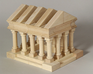 Table top building blocks greek  block set