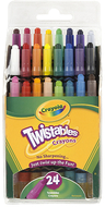 Crayola twistables crayons 24  mini colors