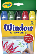 Crayola washable window crayons
