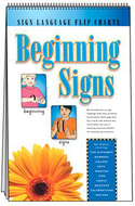 Sign language flip charts beginning  signs