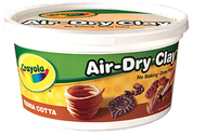 Crayola air dry clay 2 1/2lb terra  cotta