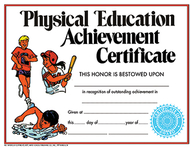 Certificate physical education 30pk