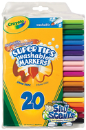 Washable markers 20ct super tips  w/silly scents