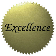 Stickers gold excellence 50/pk 2  diameter
