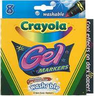 Crayola 8ct gel fx washable markers