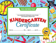Kindergarten certificate