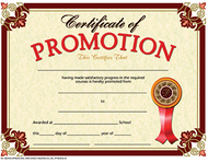 Certificate promotion 30-set
