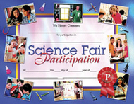 Science fair participation 30pk  8.5 x 11 certificates inkjet laser
