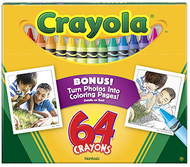 Crayola regular size crayon 64pk