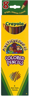 Crayola multicultural 8 ct colored  pencils