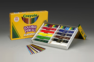 Colored pencils 240 ct classpack 12  assorted colors full length