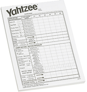 Yahtzee score pad