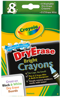 Crayola dry erase crayons 8 count  washable