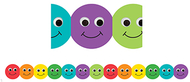 Smiley face mighty brights border