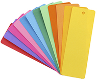 Bookmarks 2 x 6 asstd colors 100